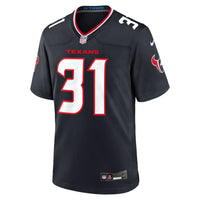 Houston Texans Deuce Vaughn Nike Navy Team Game Jersey