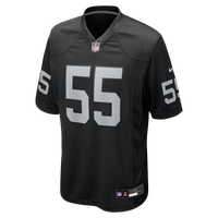 Las Vegas Raiders Cody Lindenberg Nike Black Team Game Jersey