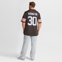 Cleveland Browns Zion Washington Nike Brown Team Game Jersey