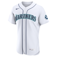 Seattle Mariners Josh Naylor Nike White Home 50th Season Authentic Jersey