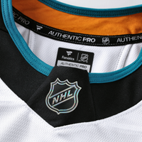 San Jose Sharks Fanatics White Away Authentic Pro Custom Jersey