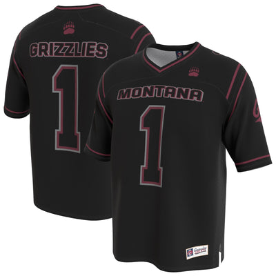 Montana Grizzlies GameDay Greats Lightweight Football Fashion Jersey - Black