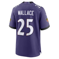 Baltimore Ravens K'Von Wallace Purple jersey – view 3