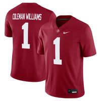 Ryan Coleman-Williams Alabama Crimson Tide Nike Home Game Jersey - Crimson