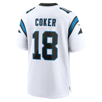 Carolina Panthers Jalen Coker White jersey – view 3