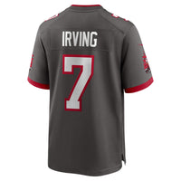 Tampa Bay Buccaneers Bucky Irving Nike Pewter Alternate Game Jersey