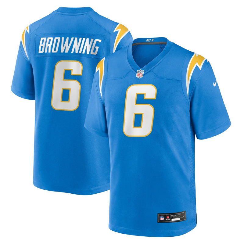 Los Angeles Chargers Jake Browning jersey – view 1