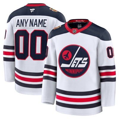 Winnipeg Jets Fanatics White 2026 NHL Heritage Classic Premium Custom Jersey