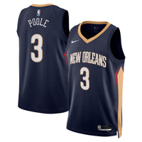 New Orleans Pelicans Nike Icon Edition Swingman Jersey - Navy - Jordan Poole -