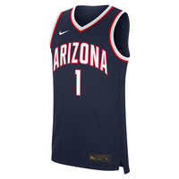 #1 Arizona Wildcats Nike Road Replica Jersey - Navy