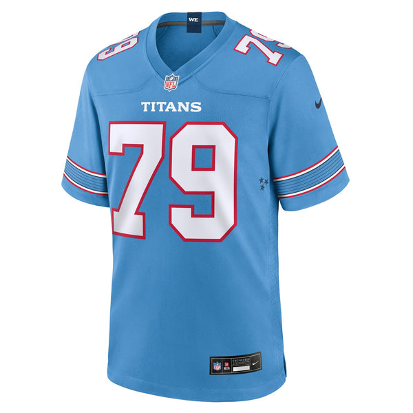 Tennessee Titans Pat Coogan Nike Light Blue Team Game Jersey