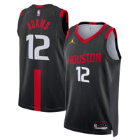 Houston Rockets Jordan Brand Replica Statement Edition Swingman Jersey - Black - Steven Adams -