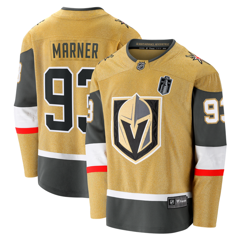 Vegas Golden Knights Mitch Marner Fanatics Gold 2026 Stanley Cup Final Breakaway Jersey