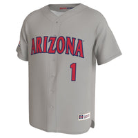 Arizona Wildcats GameDay Greats Lightweight Collegiate Baseball Fashion Jersey - Gray