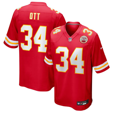 Kansas City Chiefs Jaydn Ott Nike Red Team Game Jersey