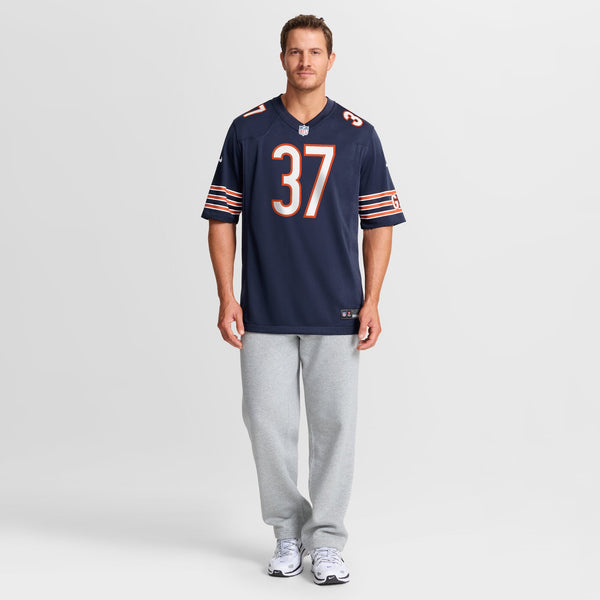 Chicago Bears Elijah Jones Nike Navy Team Game Jersey