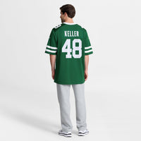 New York Jets Jaden Keller Green jersey – view 3