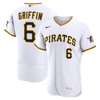 Pittsburgh Pirates Konnor Griffin Nike White Home Authentic Jersey