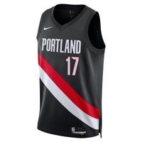 Portland Trail Blazers Shaedon Sharpe - Black jersey – view 3