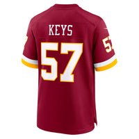 Washington Commanders Austin Keys Burgundy jersey – view 3
