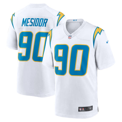 Los Angeles Chargers Akheem Mesidor Nike White Game Jersey