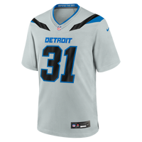 Detroit Lions Kerby Joseph Nike Silver 2026 Rivalries Collection Game Jersey