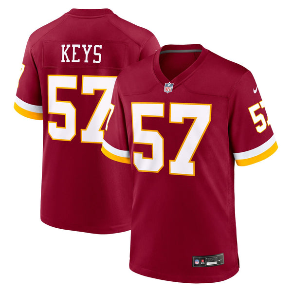 Washington Commanders Austin Keys Nike Burgundy Team Game Jersey