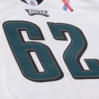 Philadelphia Eagles Jason Kelce Mitchell & Ness White 2011 Authentic Throwback Jersey