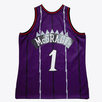 Toronto Raptors Mitchell & Ness Tracy McGrady 1998 75th Anniversary Swingman Jersey - Purple