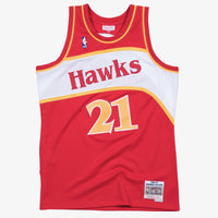 Atlanta Hawks Mitchell & Ness Swingman Jersey Road Dominique Wilkins 1986-87