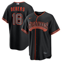 San Francisco Giants Rafael Devers Black jersey – view 1