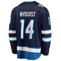 Winnipeg Jets Gustav Nyquist Navy jersey – view 4