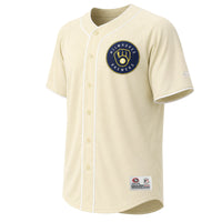 Milwaukee Brewers Stitches Cream Fashion Jersey