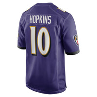 Baltimore Ravens DeAndre Hopkins Purple jersey – view 3