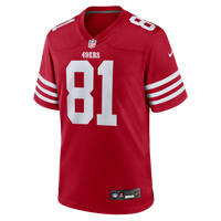 San Francisco 49ers Wesley Grimes Nike Scarlet Team Game Jersey