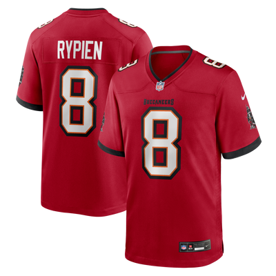 Tampa Bay Buccaneers Brett Rypien Nike Red Team Game Jersey