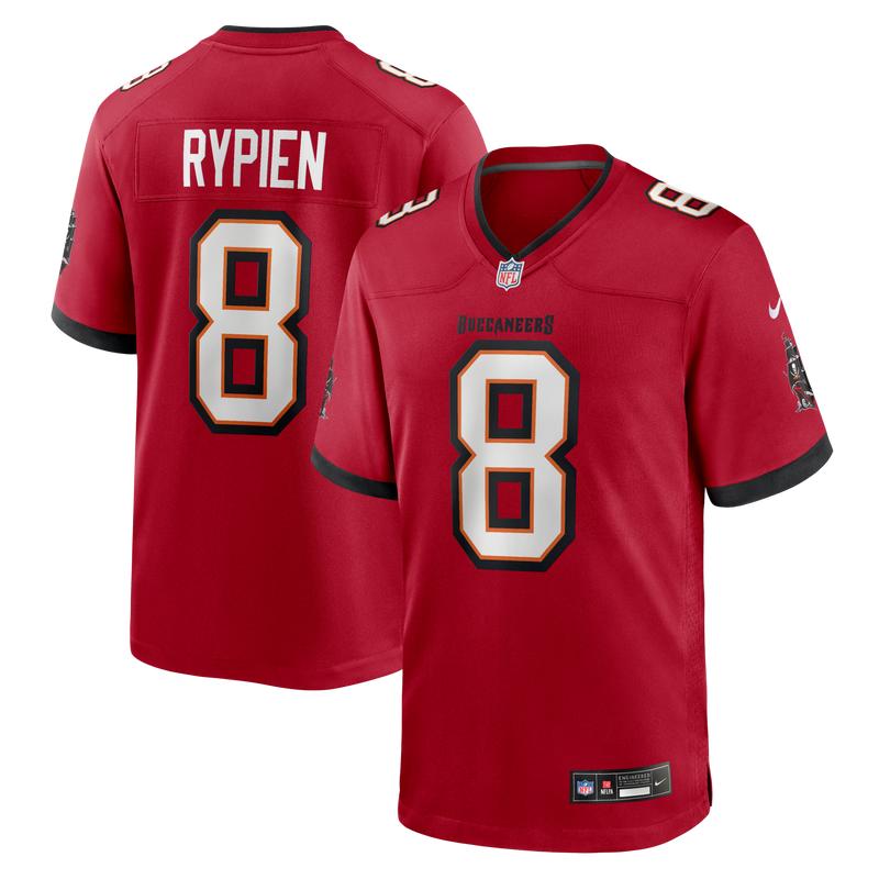 Tampa Bay Buccaneers Brett Rypien Red jersey – view 1