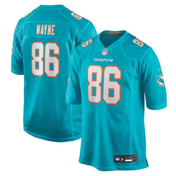 Miami Dolphins Jared Wayne Nike Aqua Team Game Jersey