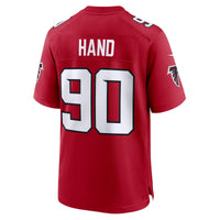 Atlanta Falcons Da'Shawn Hand Nike Red Team Game Jersey