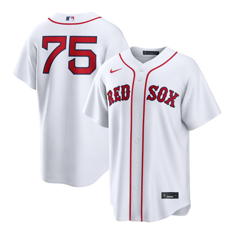 Boston Red Sox Carlos Narváez White jersey – view 1