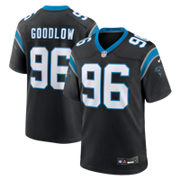 Carolina Panthers Anthony Goodlow Nike Black Team Game Jersey
