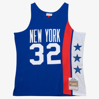 New York Nets Mitchell & Ness Julius Erving 1973 Dark Authentic Jersey - Royal Blue