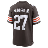 Cleveland Browns John Saunders Jr Brown jersey – view 5