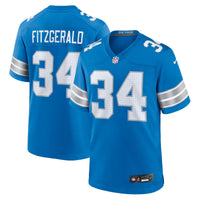 Detroit Lions Bishop Fitzgerald Blue jersey – view 1