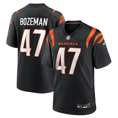 Cincinnati Bengals Swayze Bozeman Nike Black Team Game Jersey