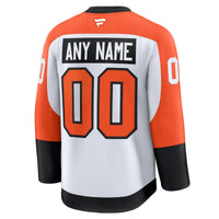 Philadelphia Flyers Fanatics White Away Premium Custom Jersey