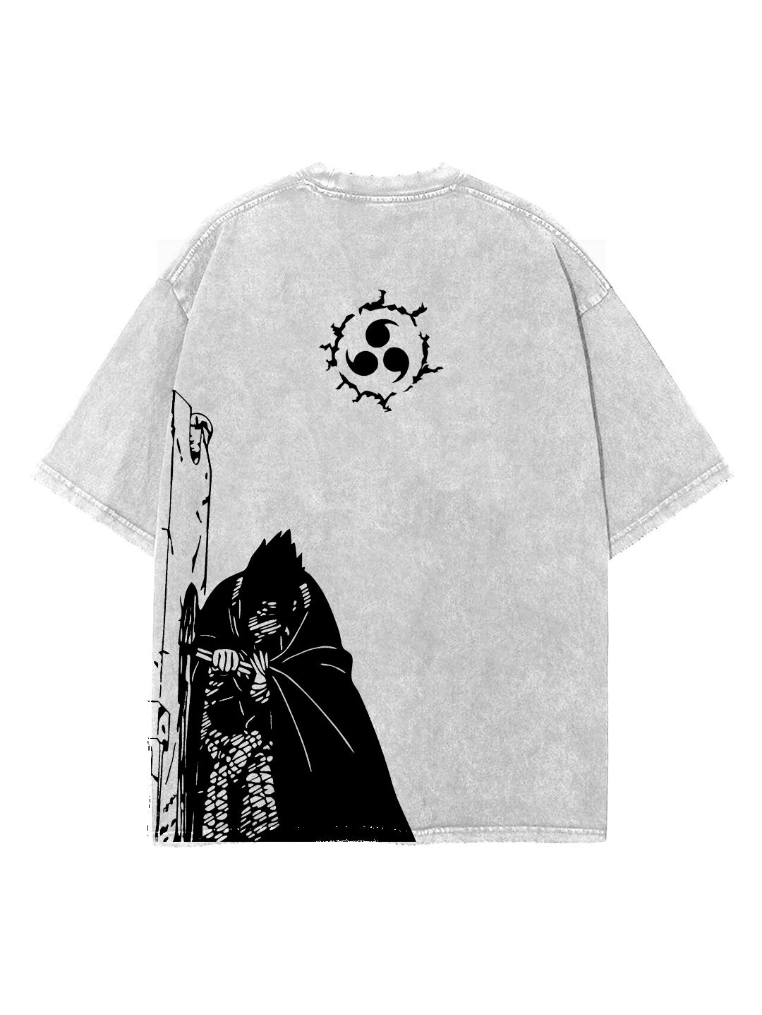 Vintage white t-shirt with Itachi Uchiha Naruto The Last Duel graphic – photo 1