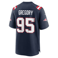 New England Patriots Eric Gregory Nike Navy Team Game Jersey
