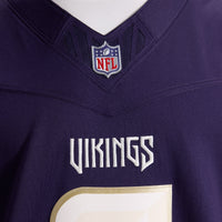 Minnesota Vikings J.J. McCarthy Nike Purple 2026 Rivalries Collection Printed Limited Jersey