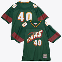 Seattle Supersonics Mitchell & Ness Shawn Kemp Audible Fashion Jersey - Green